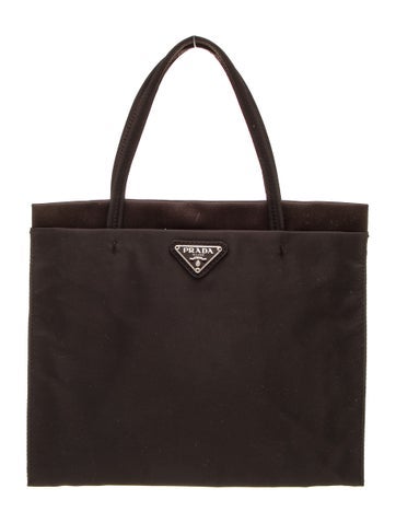 Tessuto Nylon Top Handle Bag