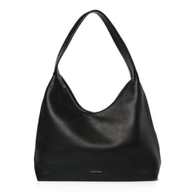 Mansur Gavriel Calfskin Candy Hobo Black