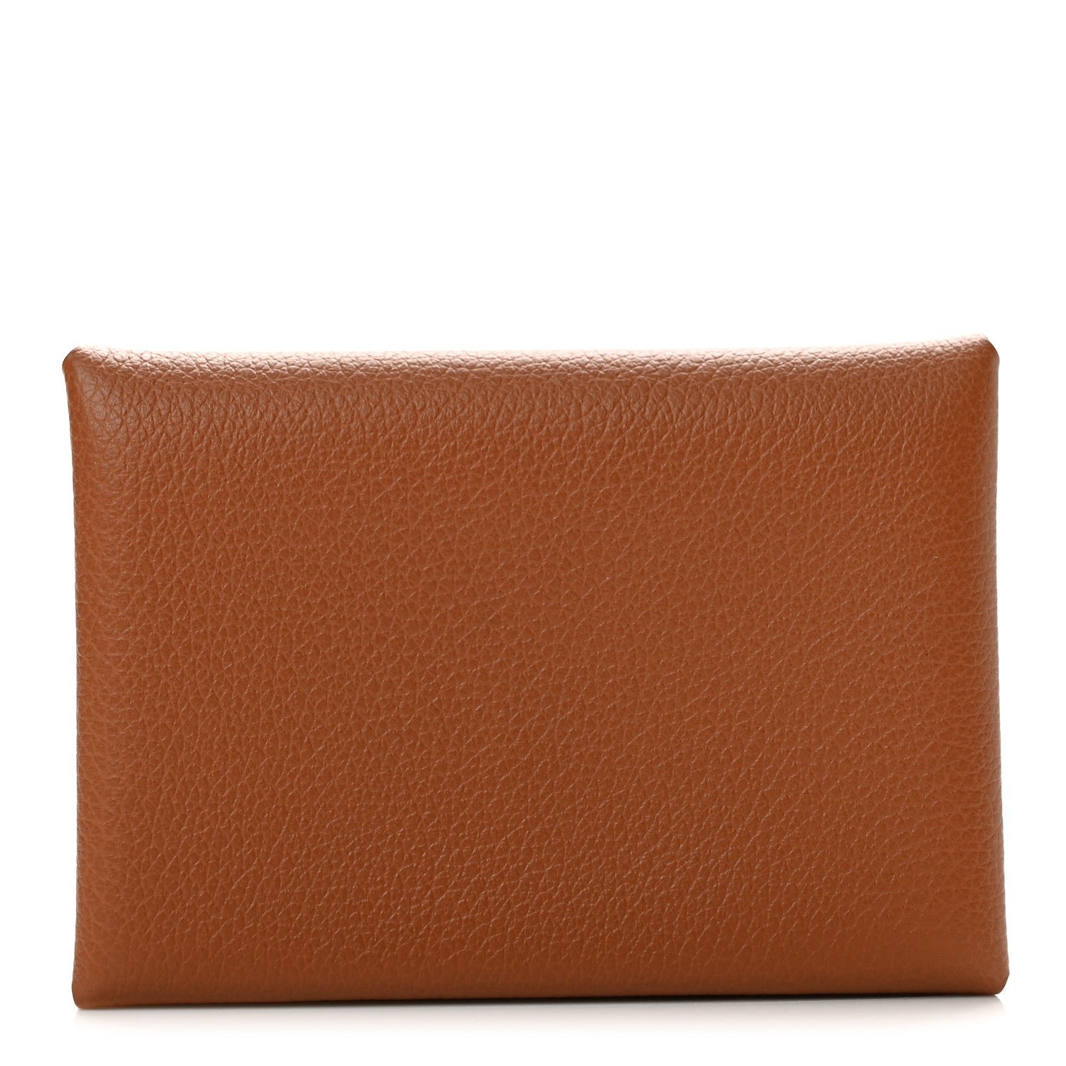 Hermes Evercolor Calvi Duo Card Case Gold
