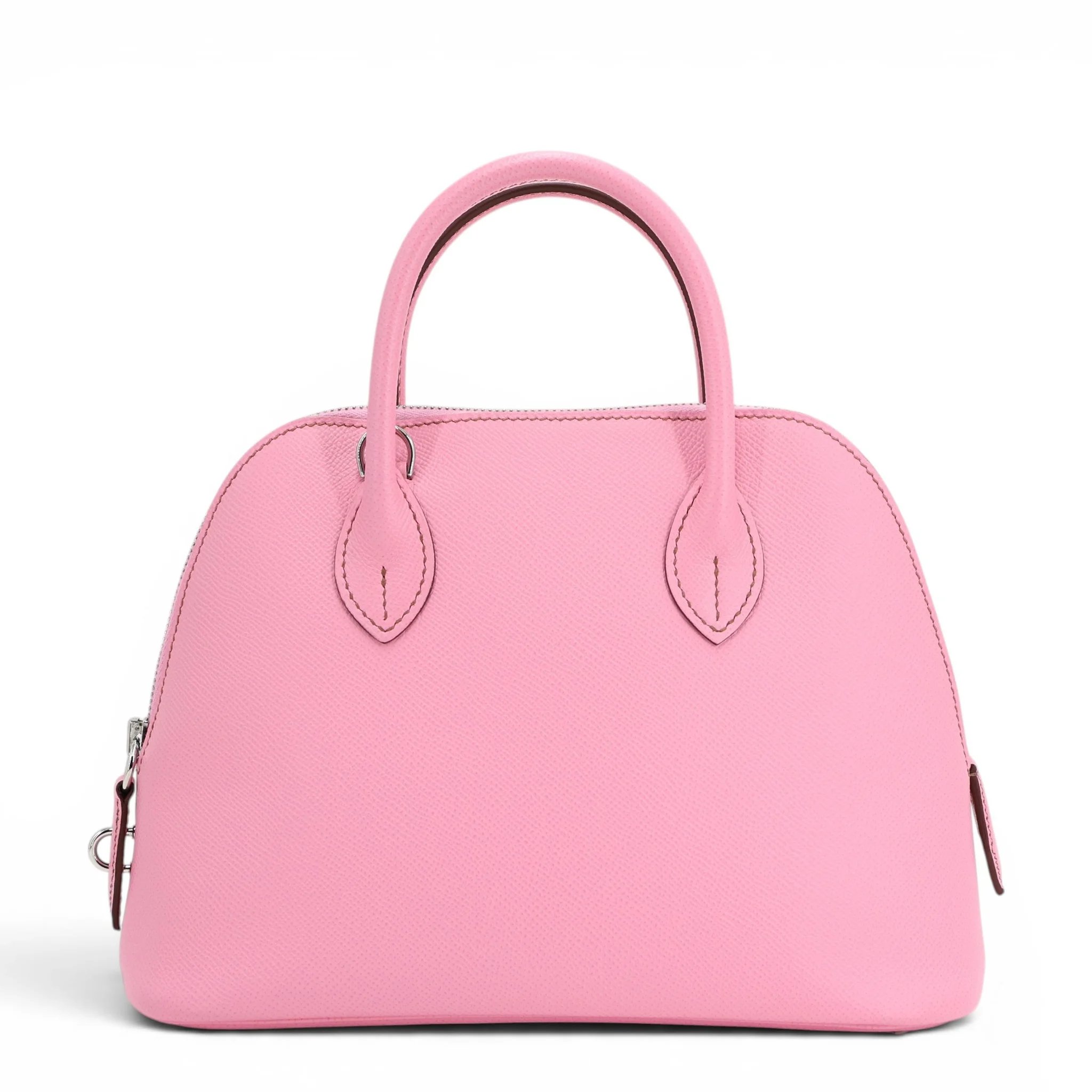 Excellent ( Rank SA ) HERMÈS Bolide 25 Pink (5P) Epsom Palladium hardware Z (2021)