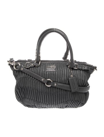 Leather Top Handle Bag