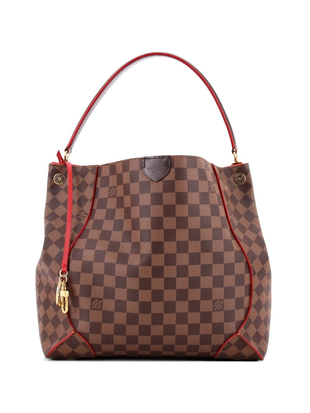 Caissa Damier with Leather hobo bag