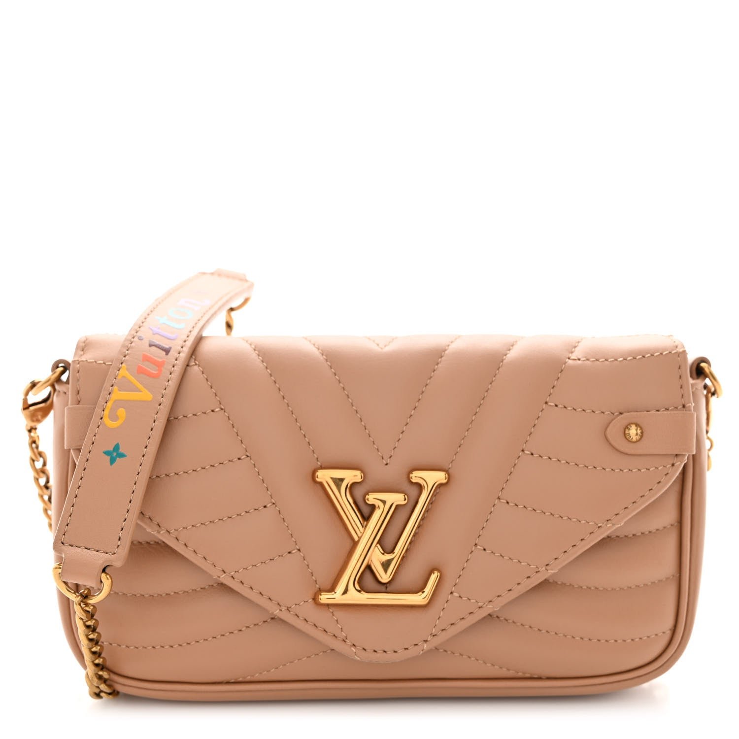 Louis Vuitton Calfskin New Wave Chain Pochette Arizona