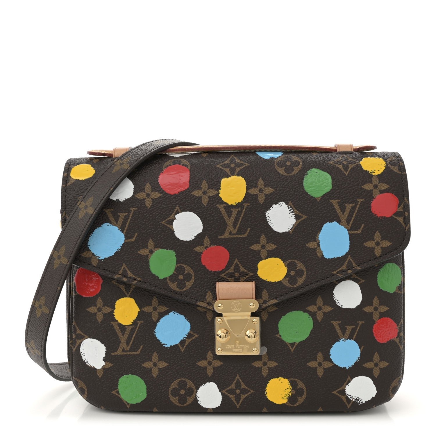 Louis Vuitton LV x YK Monogram Painted Dots Pochette Métis