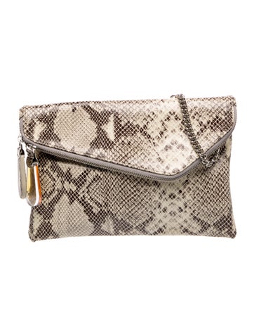 Embossed Leather Shoulder Bag