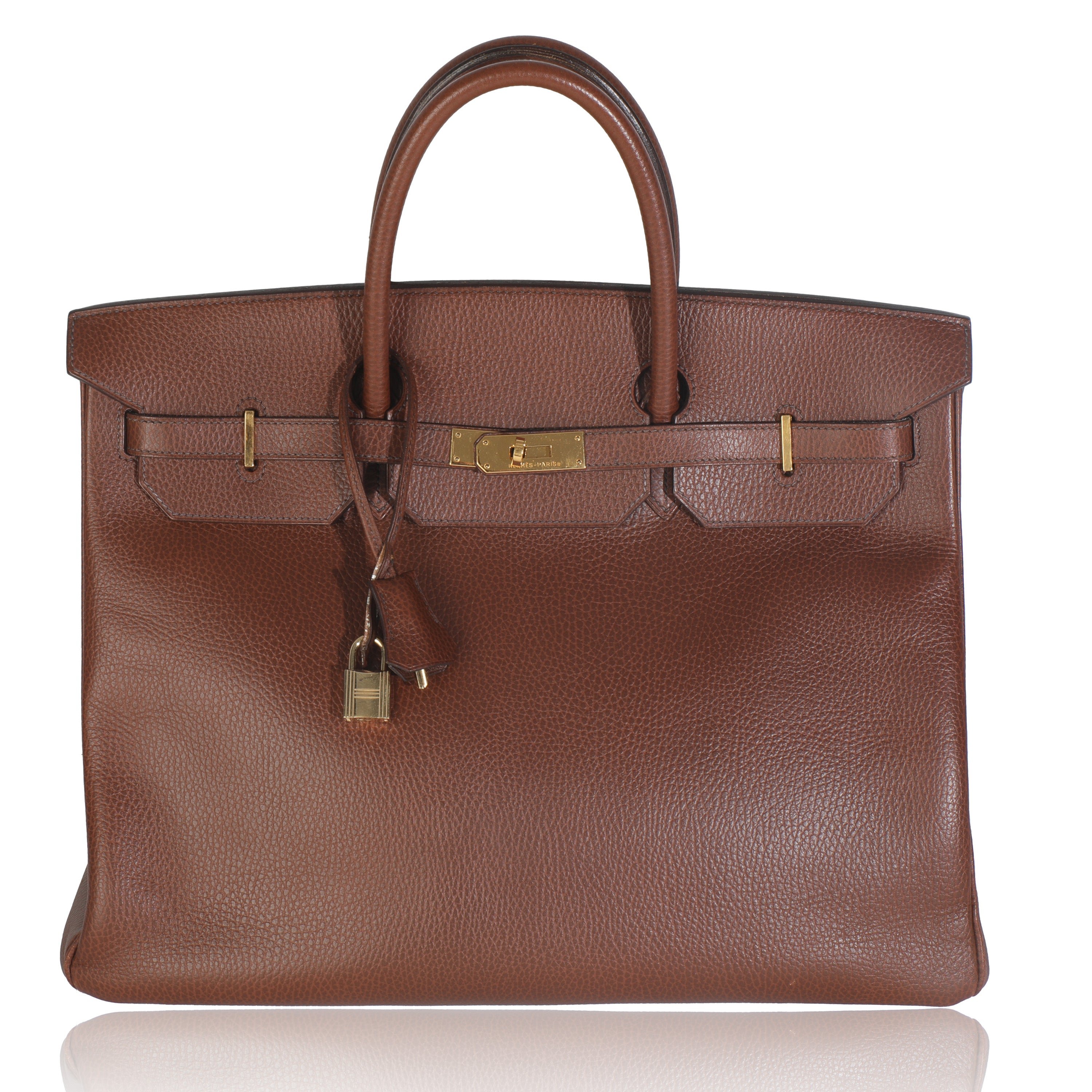 Hermes Marron Fonce Ardennes Birkin 40 GHW