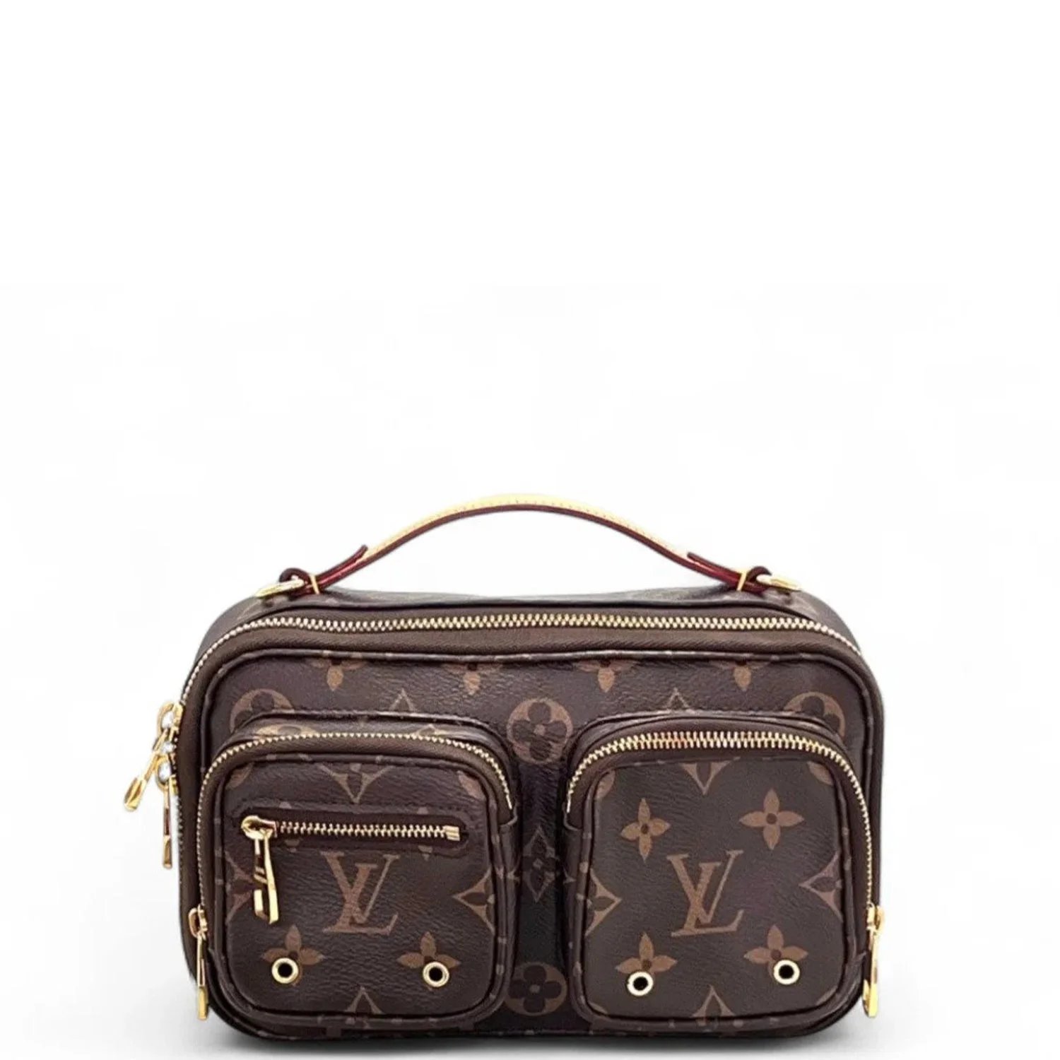 Coated Canvas Utility Crossbody