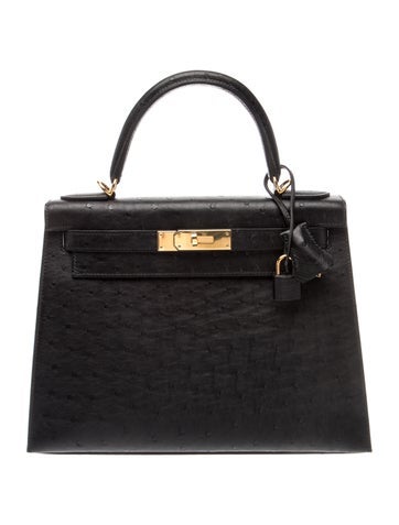 Ostrich Kelly II Sellier 28