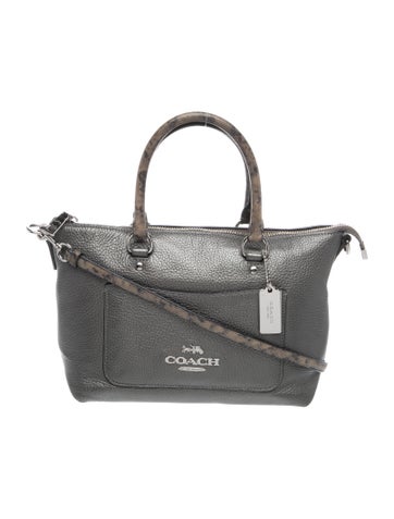 Leather Top Handle Bag