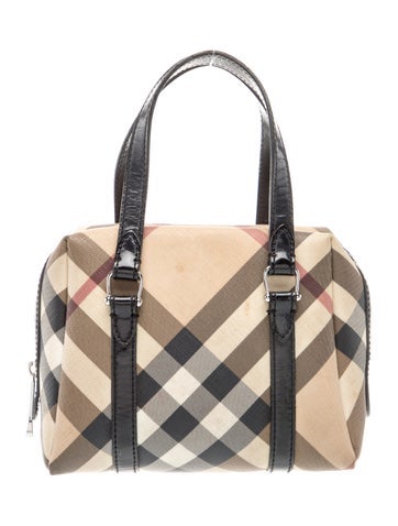 Super Nova Check Top Handle Bag