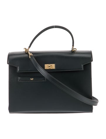 Anya Hindmarch Leather Top Handle Bag