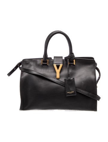 Leather Y Cabas Small
