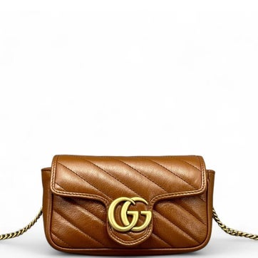 Calfskin GG Marmont Super Mini