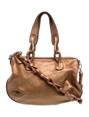 Calfskin Top Handle Bag Vintage