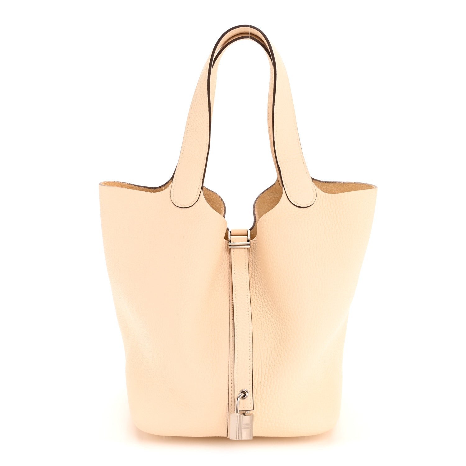 Hermes Hermes Taurillon Clemence Picotin Lock 22 MM Nata