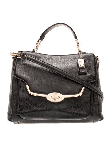 Leather Top Handle Bag