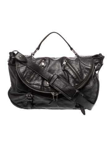 Leather Top Handle Bag
