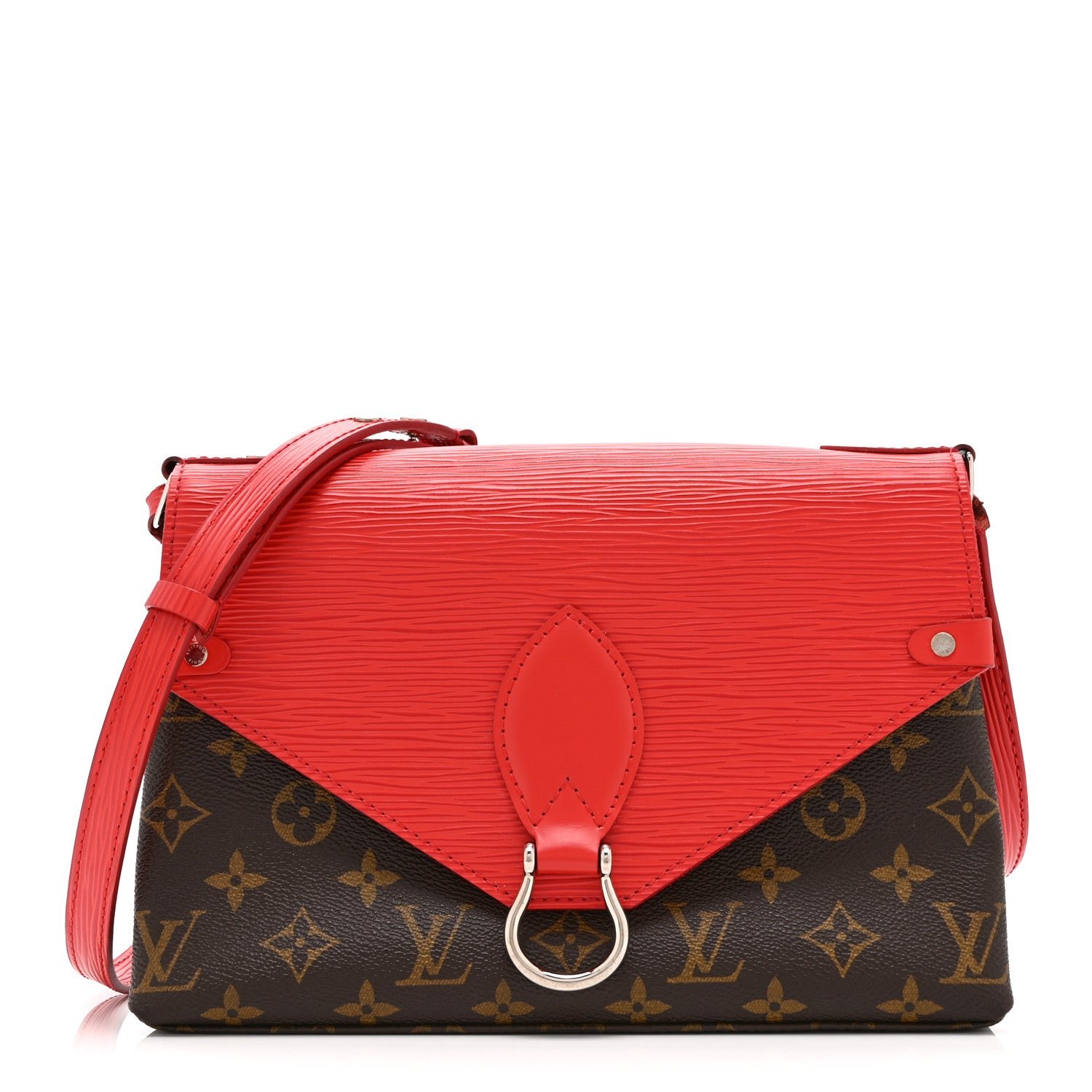 Louis Vuitton Monogram Epi Saint Michel Coquelicot