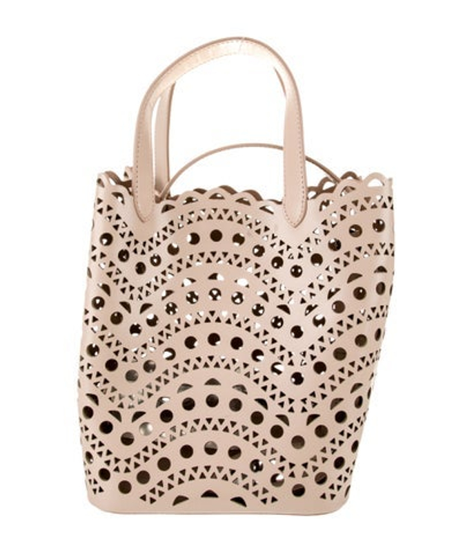 Alaia Leather Top Handle Bag
