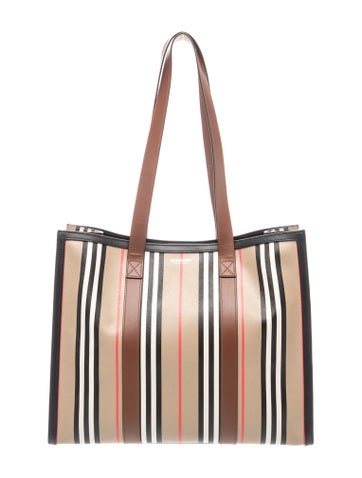 Burberry Icon Stripe Tote Bag