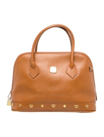 MCM Leather Top Handle Bag Vintage