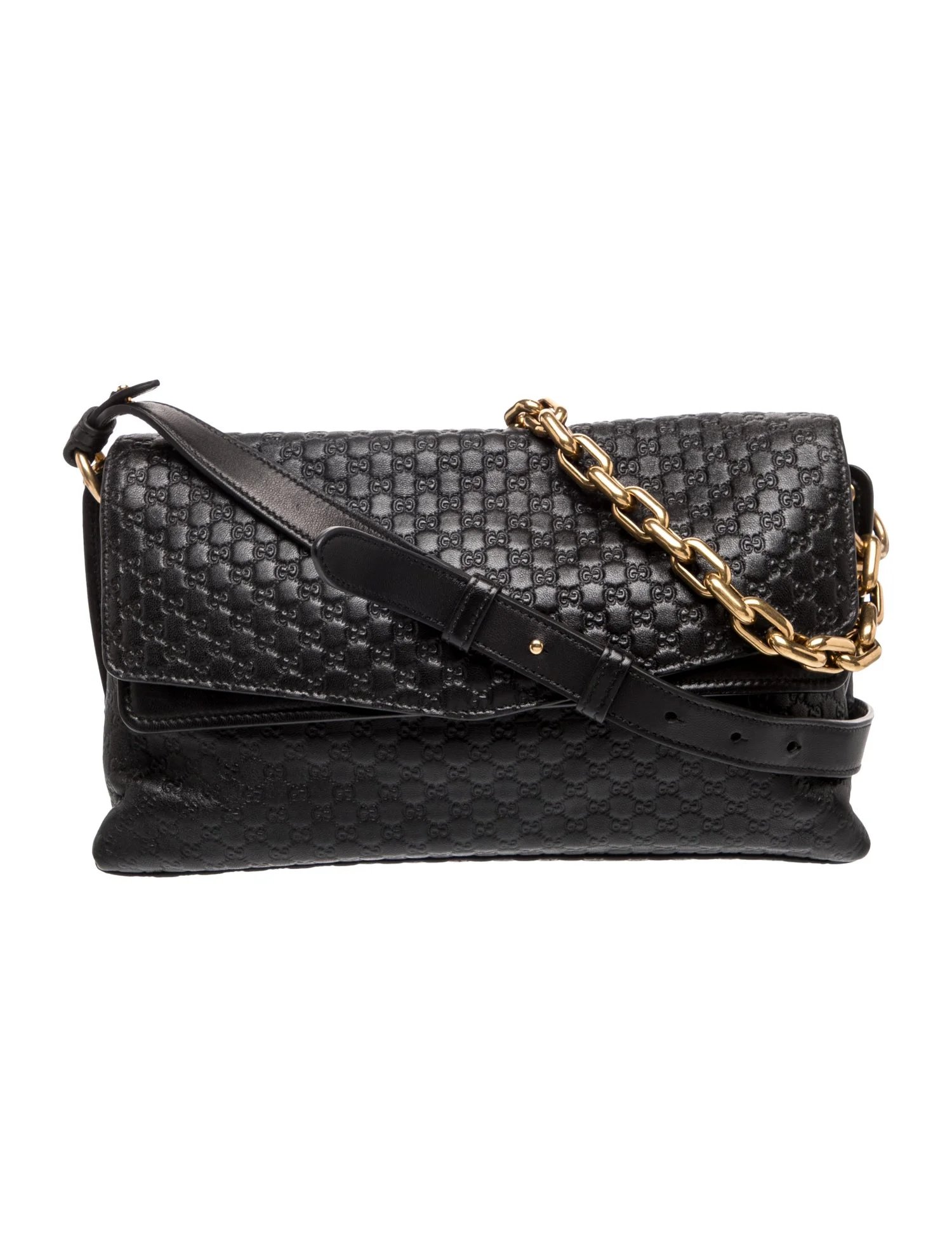 Microguccissima Shoulder Bag Medium