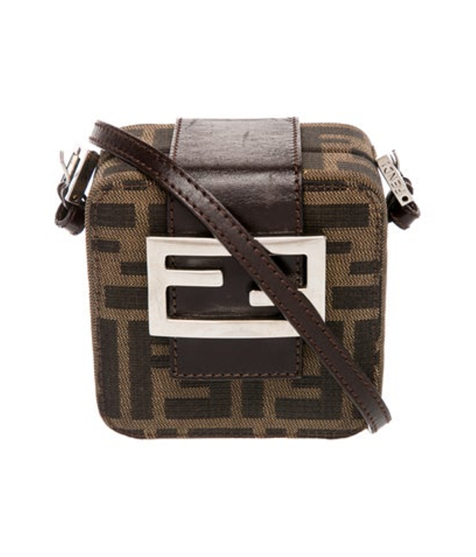 Fendi Zucca Ff Crossbody Bag Vintage