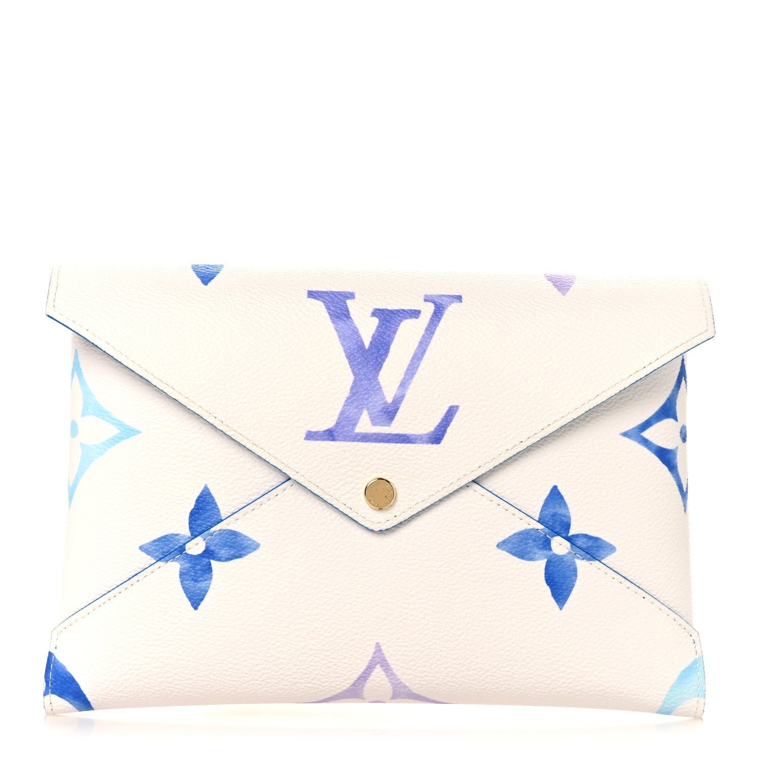 Monogram Giant By The Pool Kirigami Pochette Set Blue Rose Beige