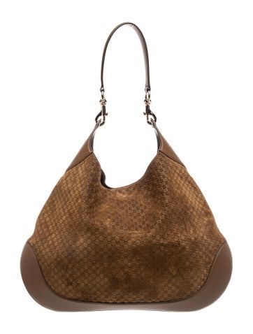 Microguccissima B Shoulder Bag Large