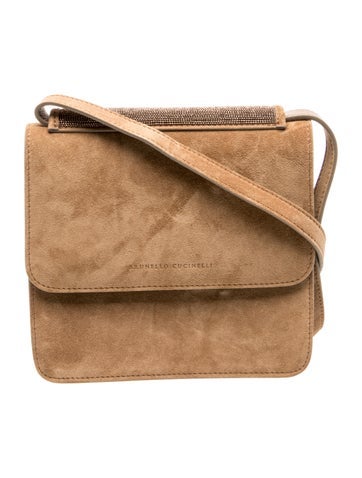 Suede Messenger Bag