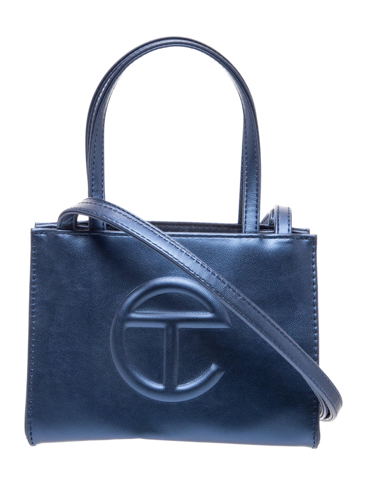 Vegan Leather Mini Shopping Tote