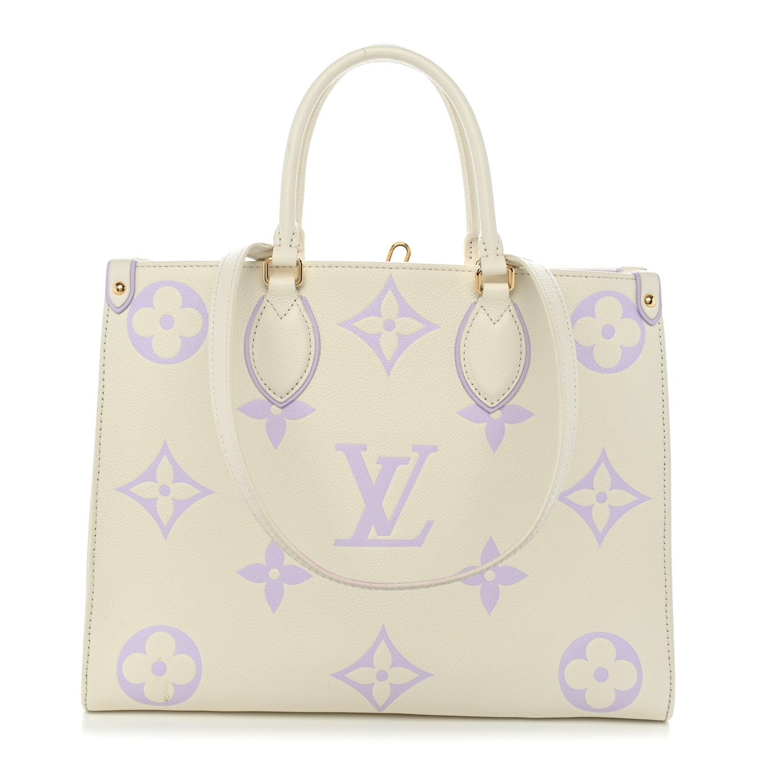 Louis Vuitton Empreinte Monogram Giant Onthego MM Latte Bubble Tea