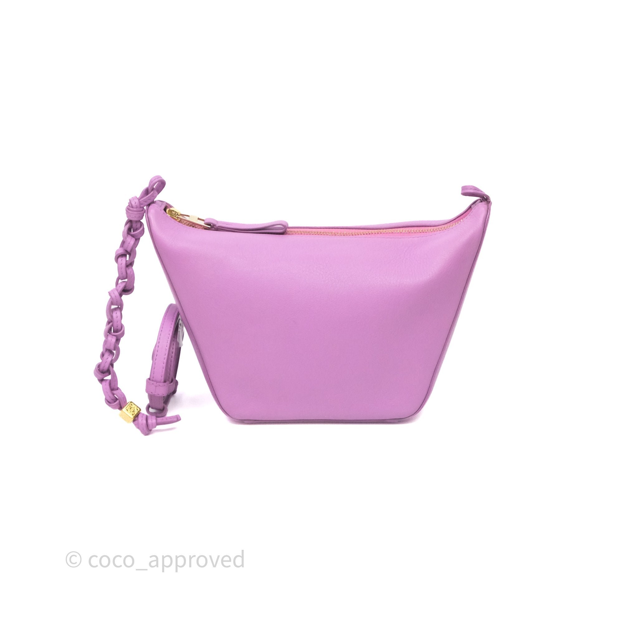 Loewe Mini Hammock Hobo Calfskin Purple