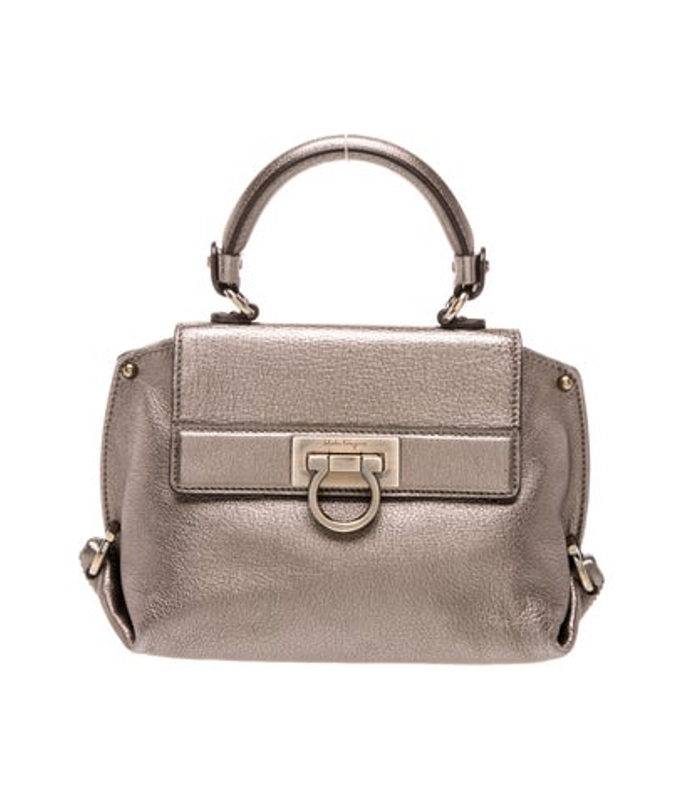 Salvatore Ferragamo Ferragamo Leather Top Handle Bag