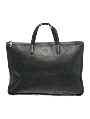 Loewe Leather Top Handle Bag Large
