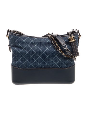 Medium Denim Gabrielle Hobo