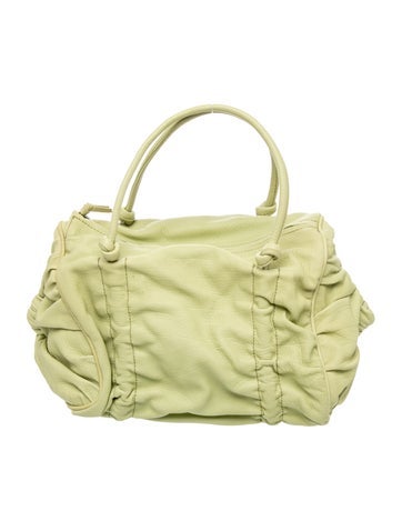 Leather Top Handle Bag