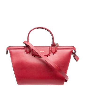 Leather Top Handle Bag