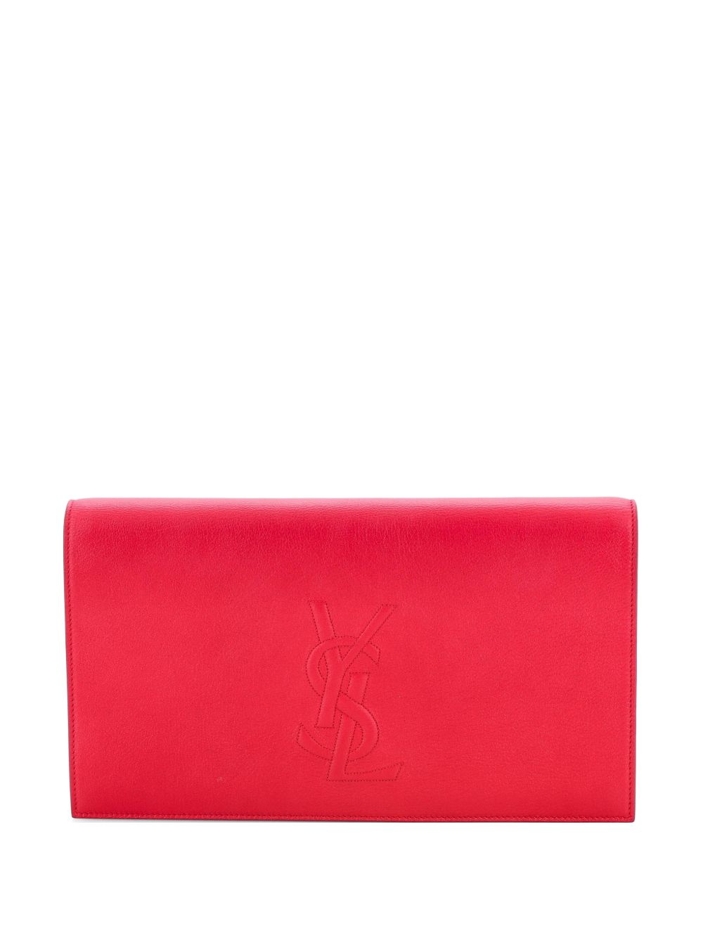 Belle de Jour Leather Large clutch bag