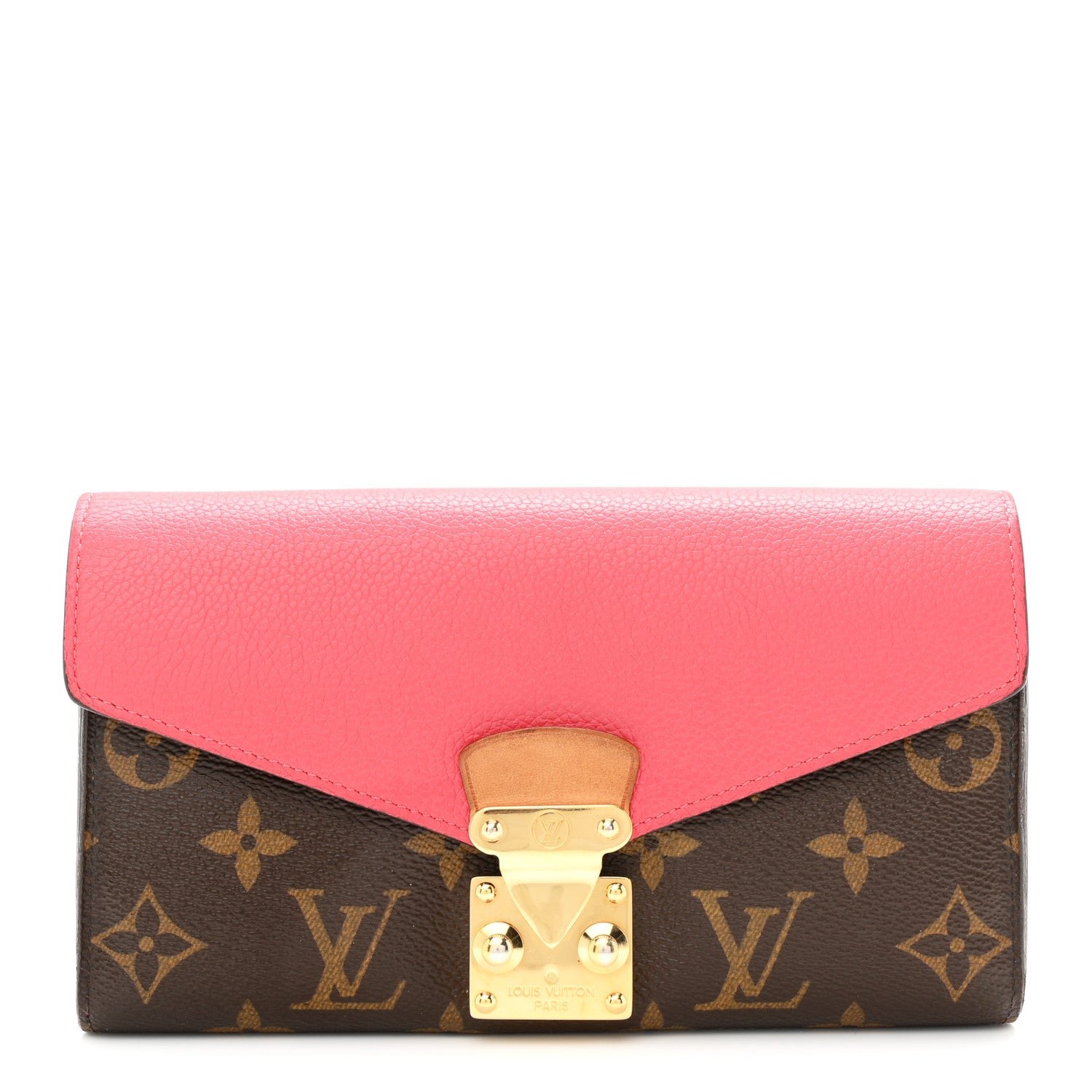 Louis Vuitton Monogram Pallas Wallet Litchi