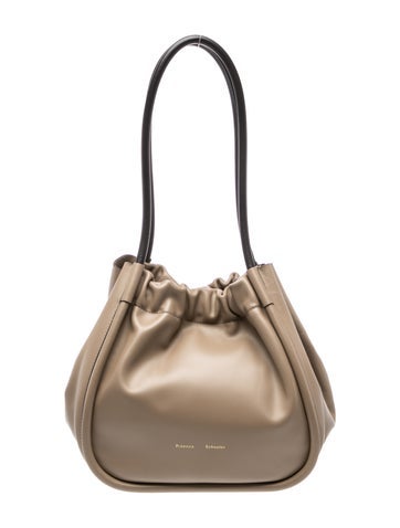 Leather Ruched Large