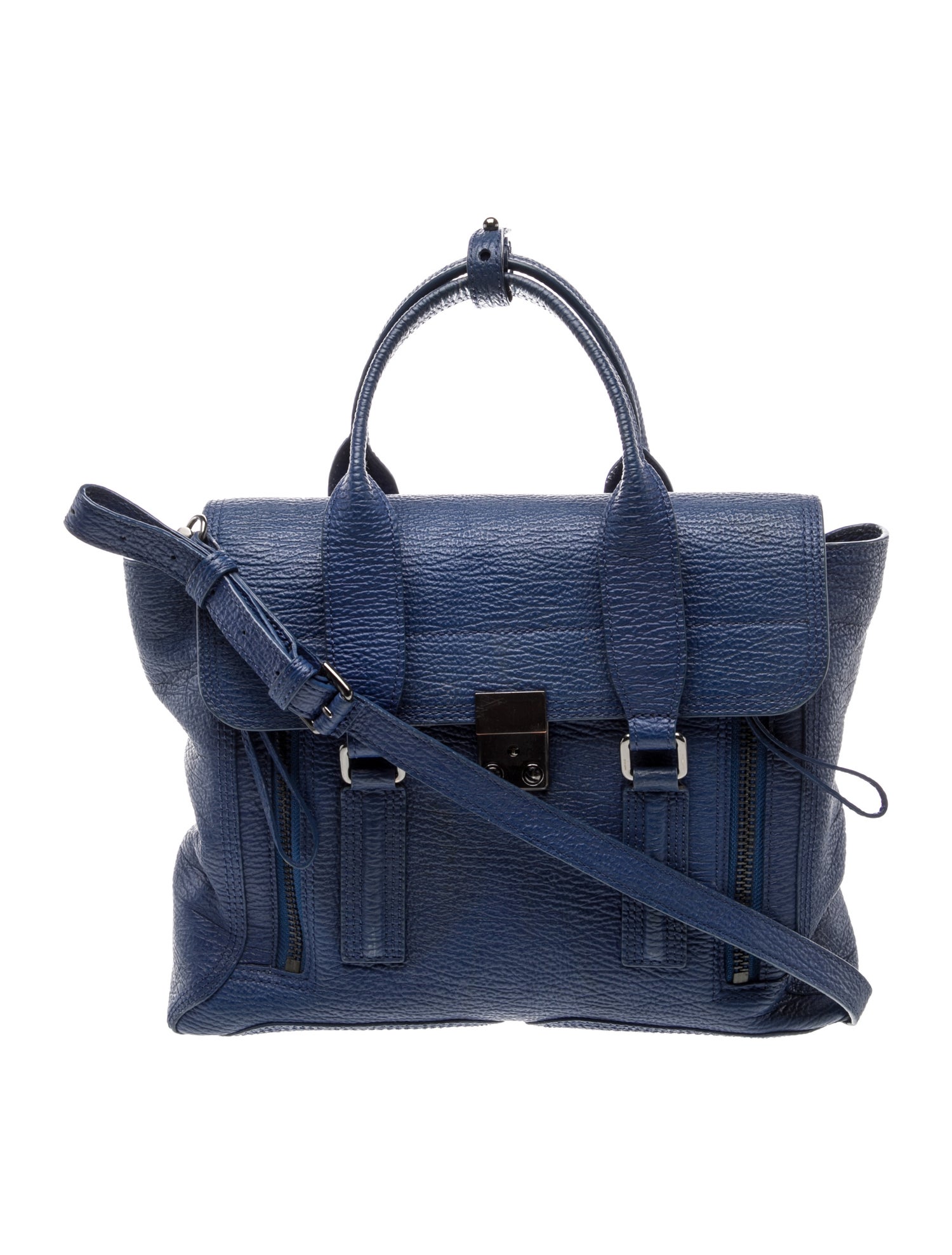 Leather Top Handle Bag