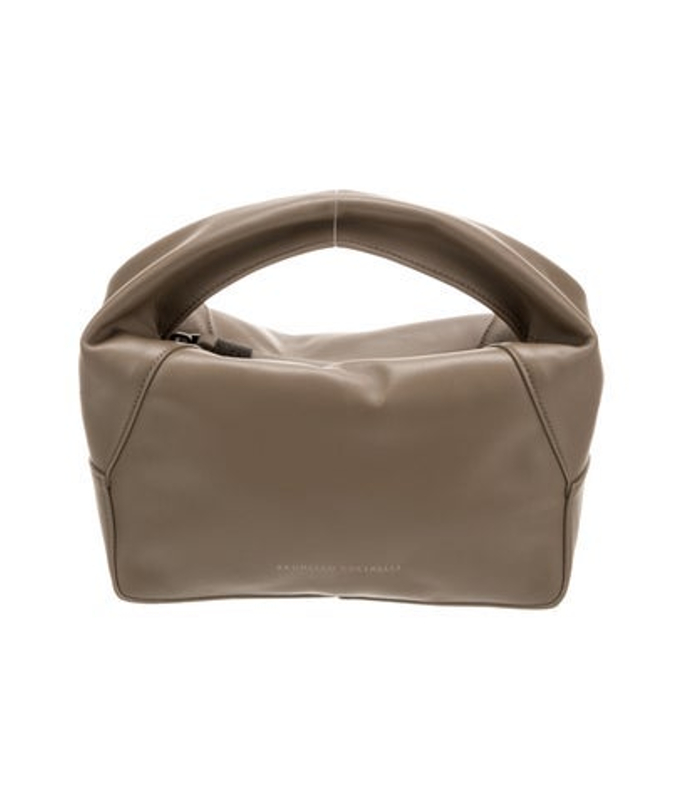Brunello Cucinelli Cucinelli Leather Top Handle Bag W Tags