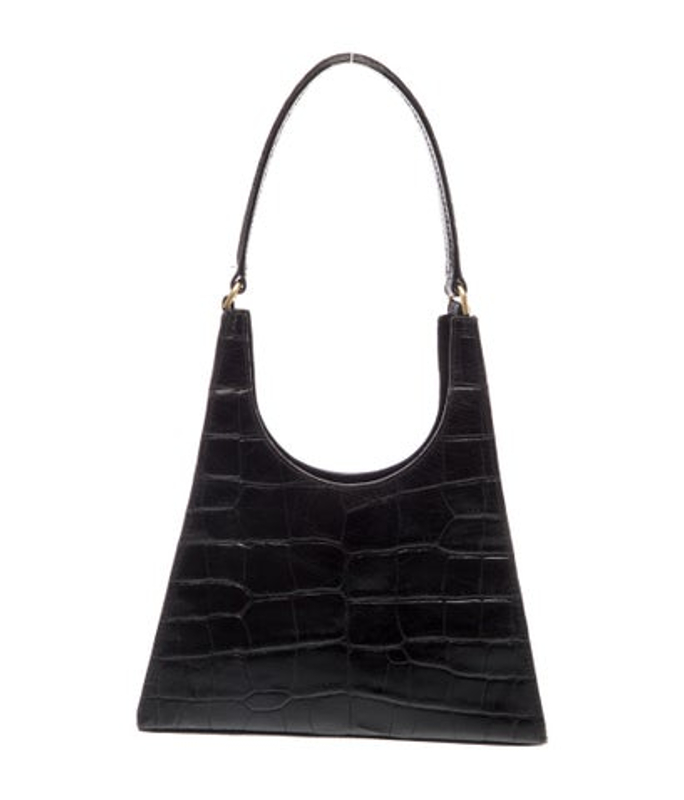 Staud Embossed Leather Shoulder Bag