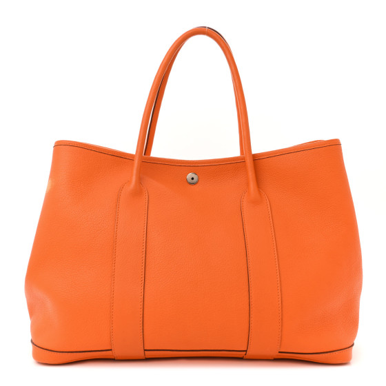 Hermes Negonda Garden Party Tote MM 36 Orange