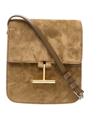 Suede Messenger Bag