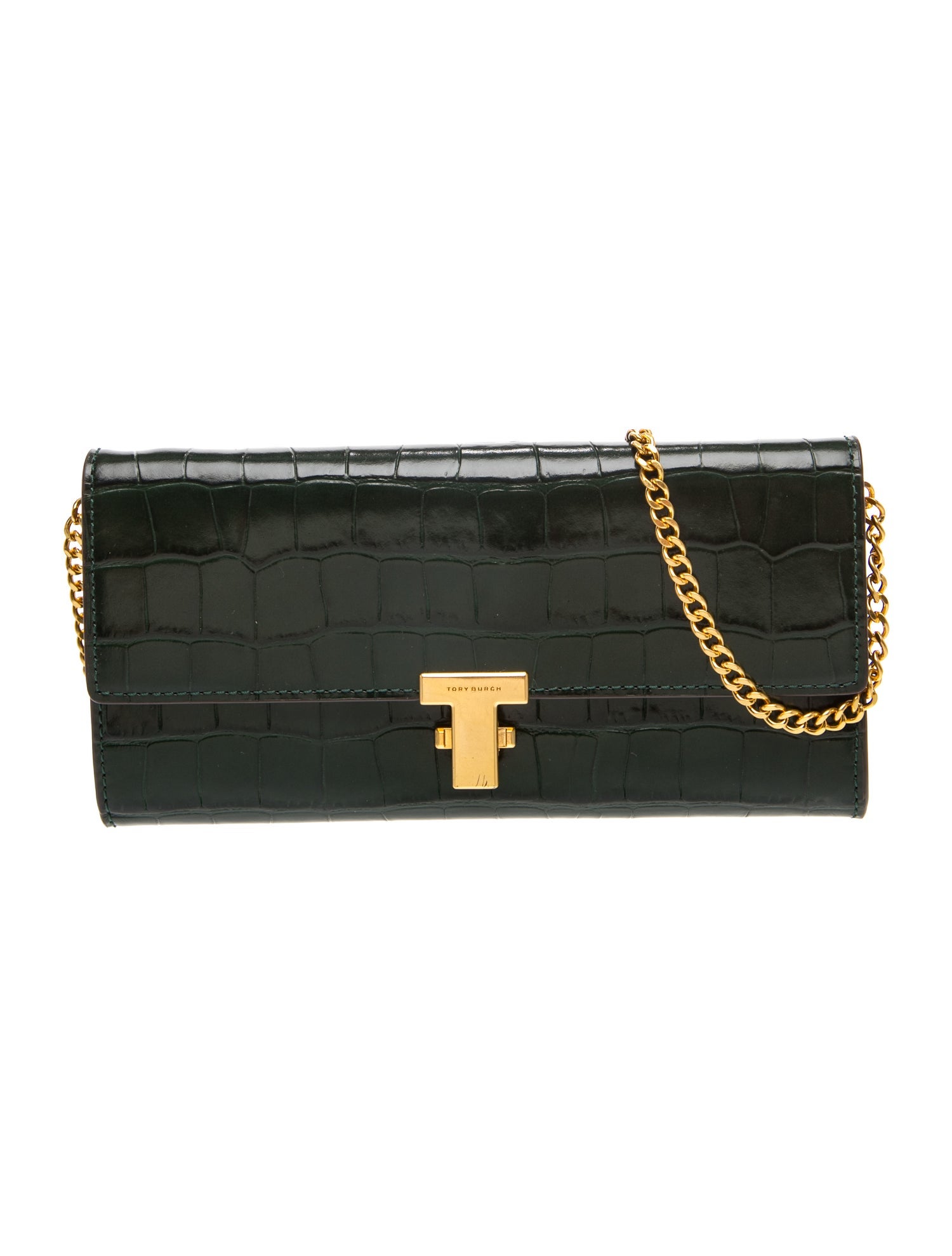 Embossed Leather Crossbody Bag