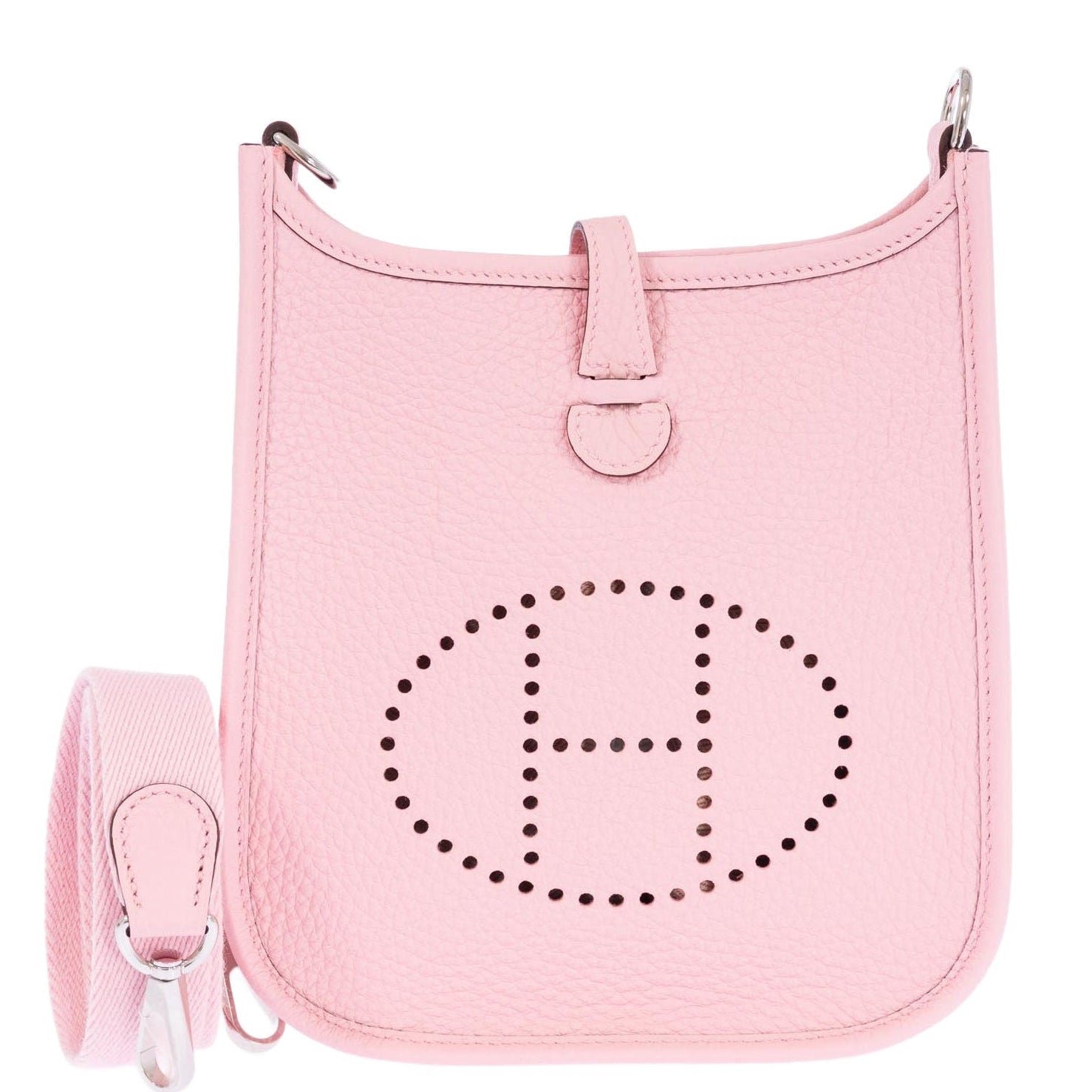 Hermes Hermès Evelyne 16 TPM Rose Sakura Clemence Palladium Hardware