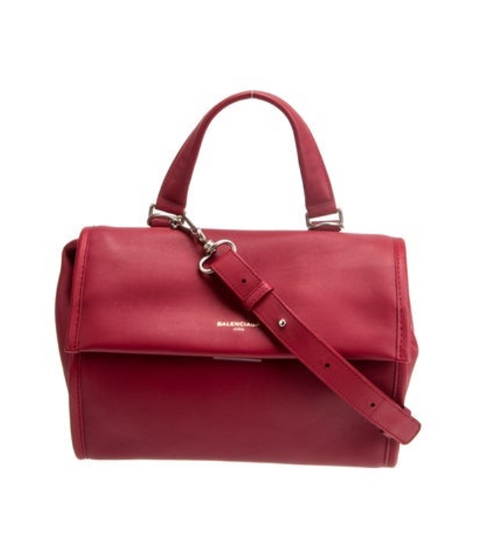 Balenciaga Leather Tool Satchel Small