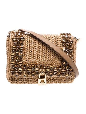 Dolce & Gabbana Raffia Shoulder Bag